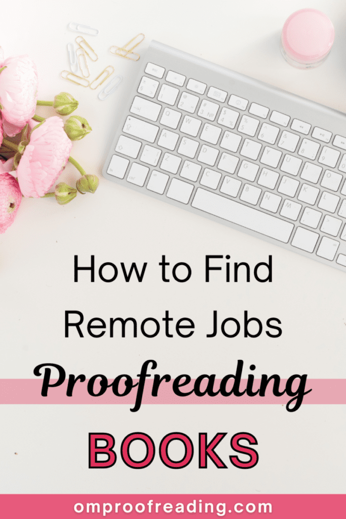 jobs proofreading books from home