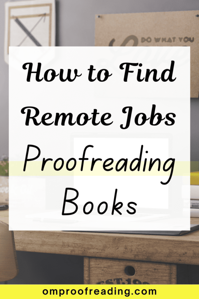 book proofreading jobs uk