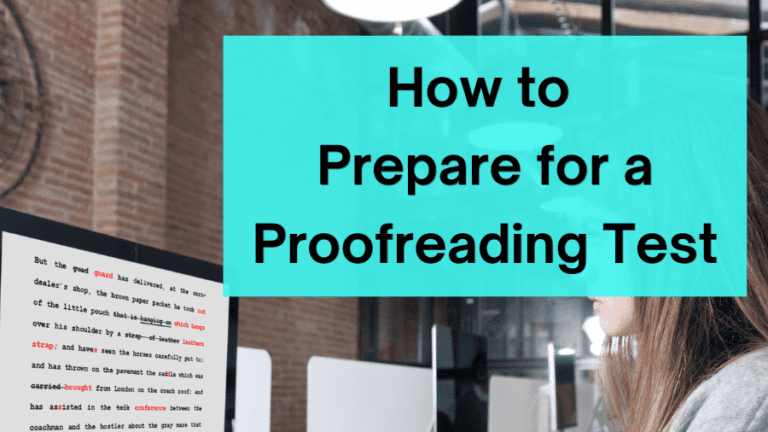 proofreading services preliminary test