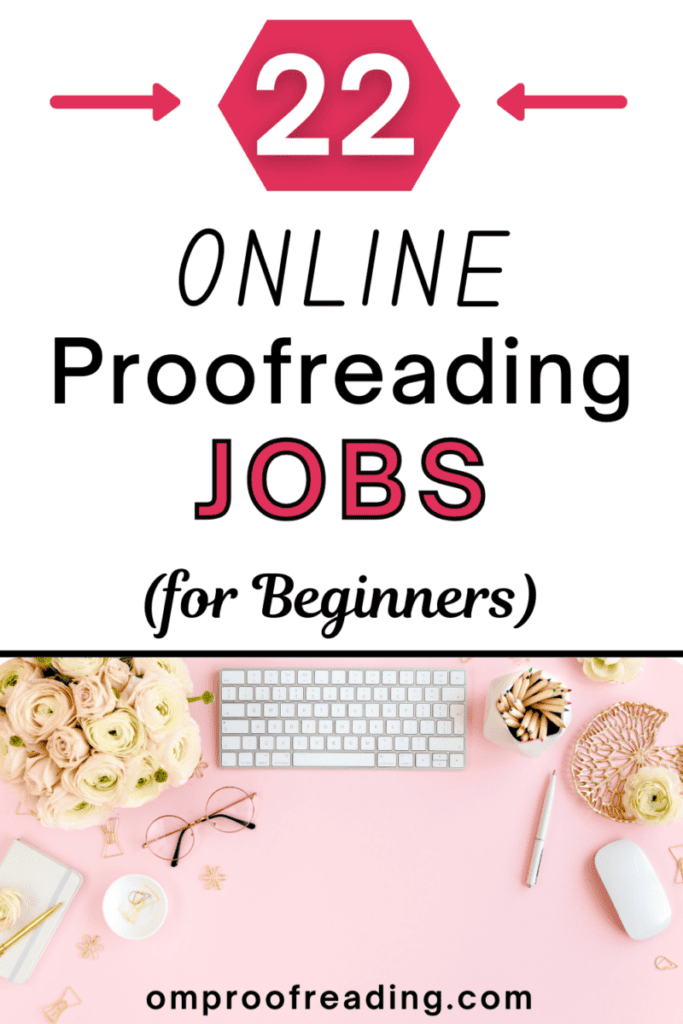 proofreading jobs online for beginners